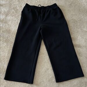 Black Wide-Leg Pants